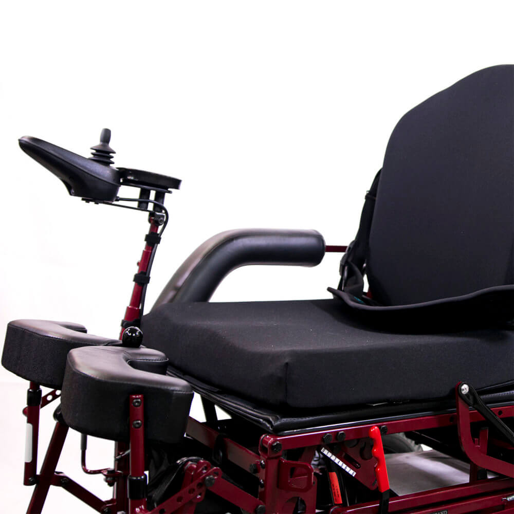 half-power standing wheelchair seat